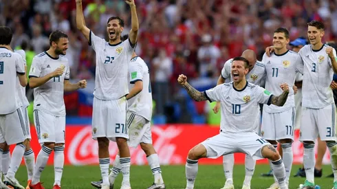 Rusia festeja la clasificación