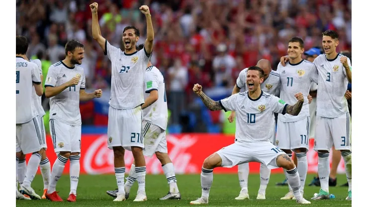 Rusia festeja la clasificación
