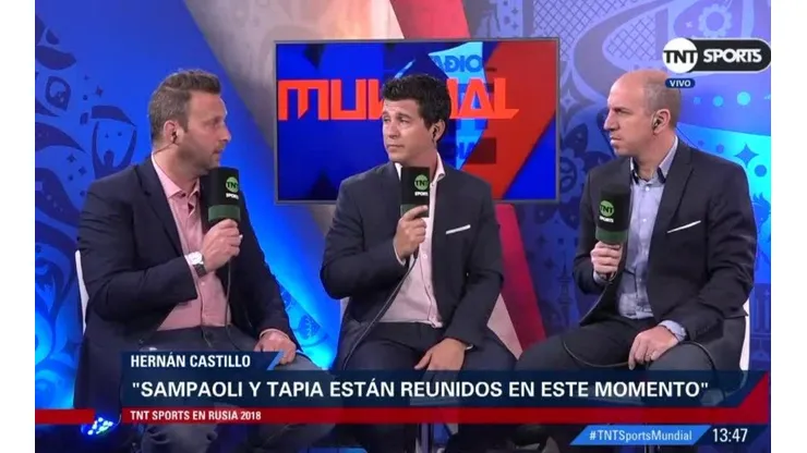 Foto de Hernán Castillo, periodista de TnT Sports