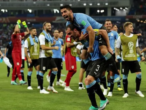 Suárez le dio rienda suelta a su alegría en las redes sociales