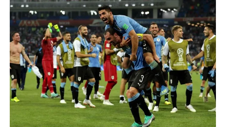 Suárez, Godín y una alegría interminable.