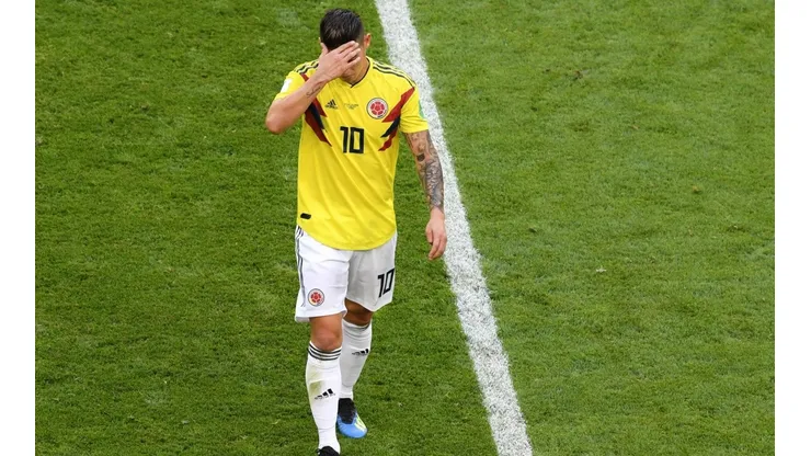 James Rodríguez y Miguel Borja no se entrenaron con el plantel. (Foto: Getty)