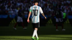 Foto de Lionel Messi, jugador de la Selección Argentina.