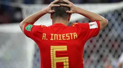 Foto de Andrés Iniesta, jugador de la Selección de España.