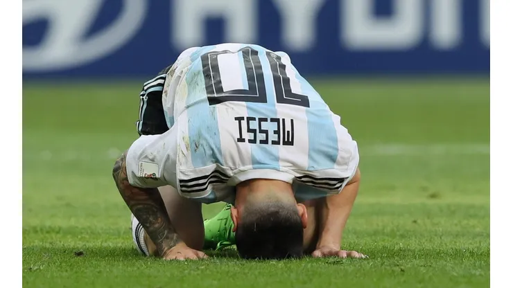 Las 10 fotos más tristes de Messi luego de la eliminación del Mundial