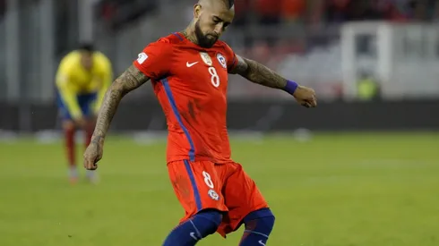 Arturo Vidal con la Selección de Chile