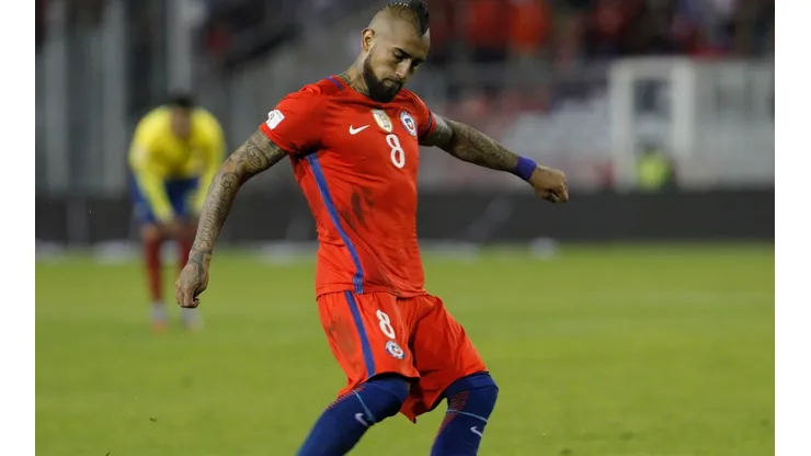 Arturo Vidal con la Selección de Chile
