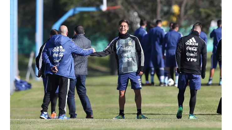 Foto de Paulo Dybala, jugador de la Selección Argentina.
