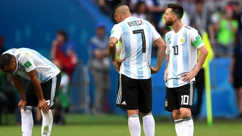 Foto de los jugadores de la Selección Argentina