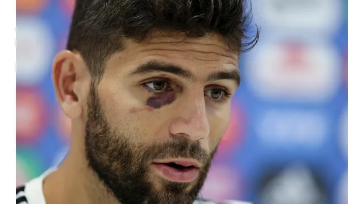 Fazio en conferencia de prensa