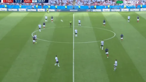 Muy buen lujito de Pavón ante Francia.