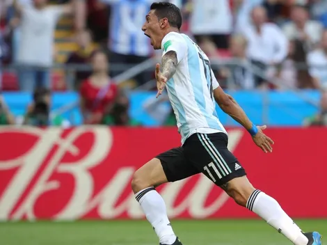 ¡Que golazo! Di María le rompió el arco a Lloris y empató el partido para Argentina
