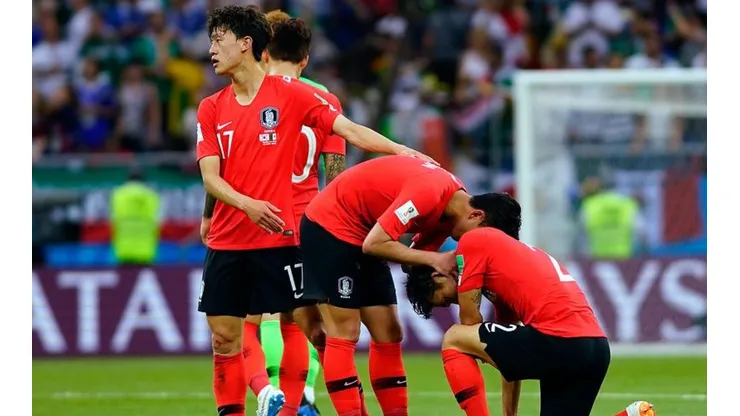A los aficionados coreanos no les pareció bien la campaña en Rusia 2018