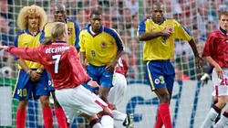 En Francia 98 Inglaterra dejó afuera a Colombia y nacía la estrella David Beckham.