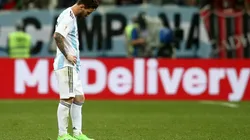 Lionel Messi en la derrota de Argentina ante Croacia
