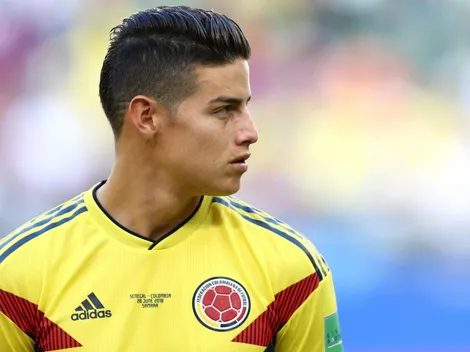 Una cámara captó todos los movimientos de James Rodríguez en el banco