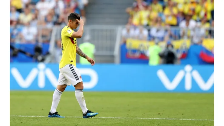 James Rodríguez había llegado a Rusia con una molestia en uno de sus gemelos.