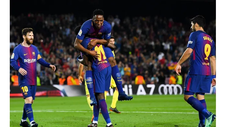 Yerry Mina es jugador de Barcelona, aunque su futuro después de Rusia es una incógnita.