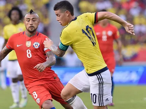 El mensaje de Arturo Vidal en Instagram para el Colombia de James Rodríguez