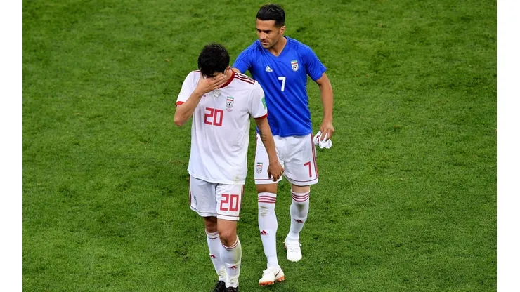 La tristeza de Sardar Azmoun luego de quedar eliminado