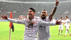 AMIGOS BÁVAROS. Arturo Vidal con James Rodríguez en el Bayern Múnich.