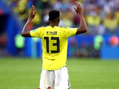 La felicidad de Yerry Mina por su gol y la clasificación llegó a Instagram