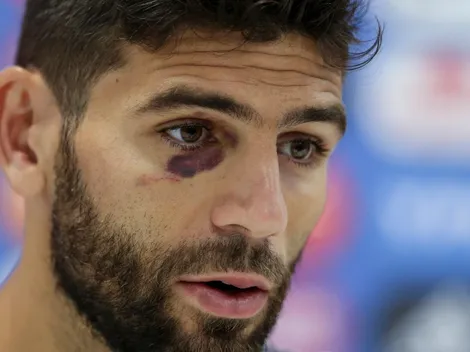 Fazio apareció con un golpe en el ojo y tiró: "Pavón está incontrolable"