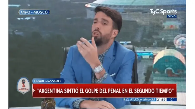 Flavio Azzaro opina que Messi está en deuda con la Selección Argentina.