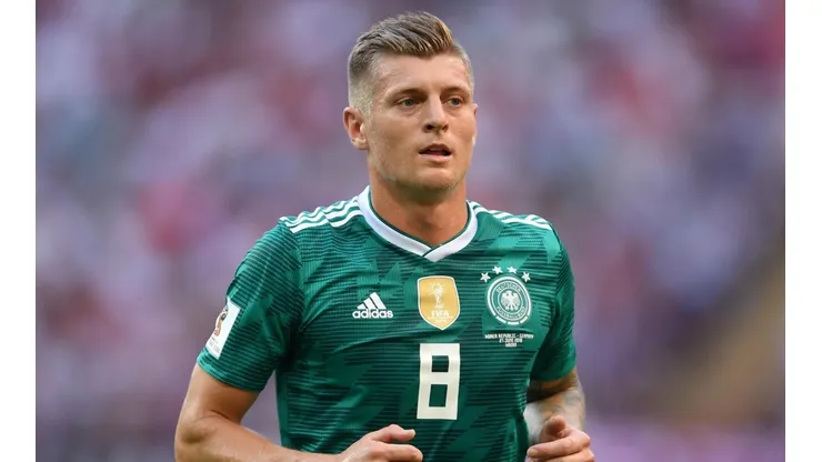 LLEGA PERFECTO. Toni Kroos en el encuentro contra Corea del Sur cn Alemania (Foto: Getty).
