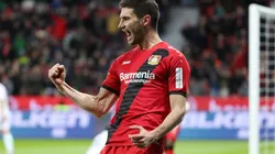 Lucas Alario en Bayer Leverkusen.