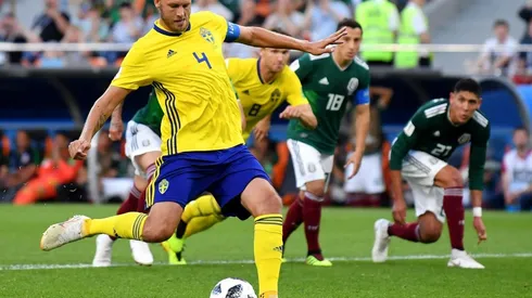 La pena máxima de Granqvist, jugada del partido entre Suecia y México