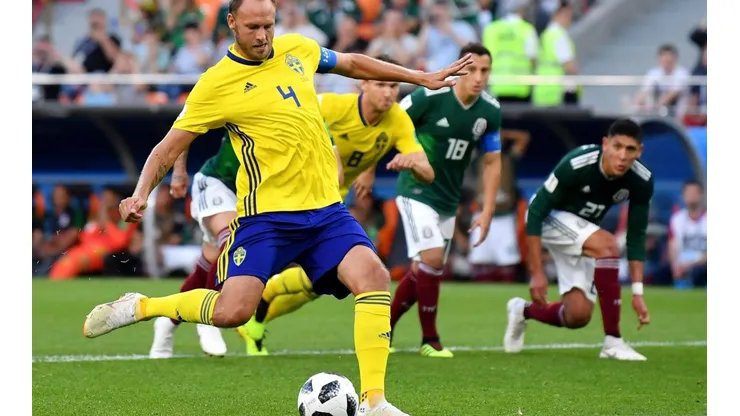 La pena máxima de Granqvist, jugada del partido entre Suecia y México