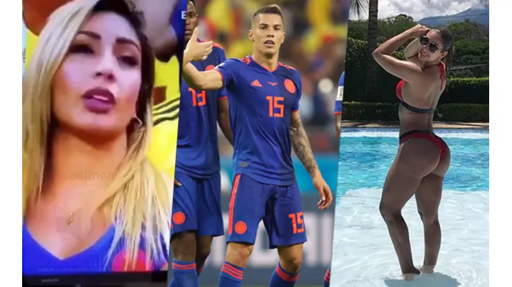 Cindy Álvarez García acompaña a su pareja, Matheus Uribe, en Rusia 2018.