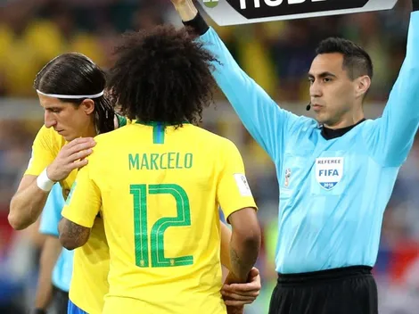 Sufre Brasil: Marcelo se retiró lesionado y lleno de dolor