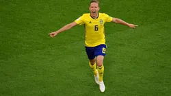 Suecia se puso en ventaja en el segundo tiempo.