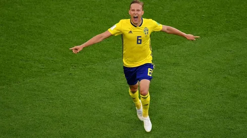 Suecia se puso en ventaja en el segundo tiempo.