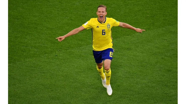 Suecia se puso en ventaja en el segundo tiempo.