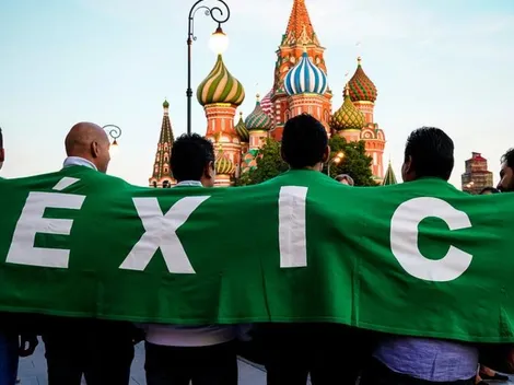 ¡Hay ambiente! La hinchada mexicana llegó a Ekaterimburgo y repletó el estadio