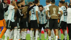 Foto de los jugadores de la Selección Argentina