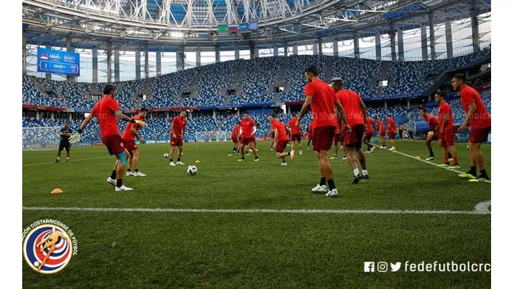 La tricolor realizó una sesión ligera de trabajos sobre el césped de Nizhny Novgorod