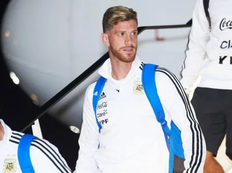 Emotiva foto de Ansaldi con Messi y mensaje reflexivo