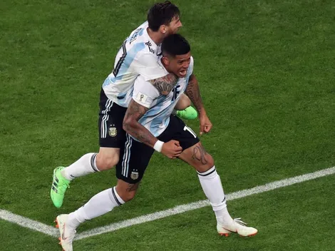 Marcos Rojo fue el delantero soñado y su gol agónico la jugada del partido