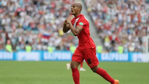 André Carrillo, el mejor del partido ante Australia. (Foto: Getty)