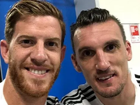 Ansaldi subió una foto con Armani y no paró de hablar de Dios