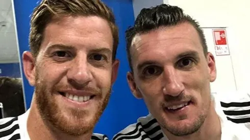 Ansaldi subió una foto con Armani y no paró de hablar de Dios