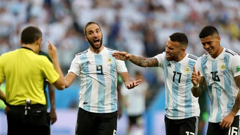 Foto de Gonzalo Higuaín, jugador de Argentina.