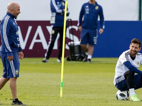 El diálogo entre Sampaoli y Messi en un momento clave del partido