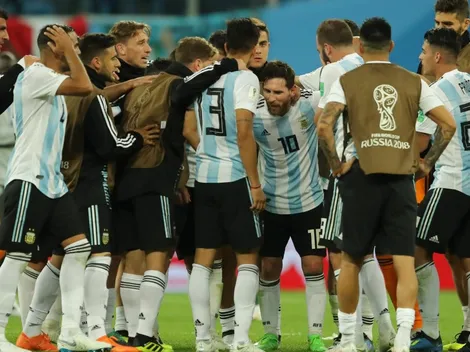 ¡Qué momento! Así explotó el banco de Argentina cuando terminó el partido