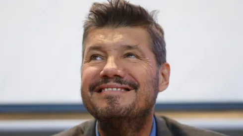 Marcelo Tinelli, un hincha más de Argentina.