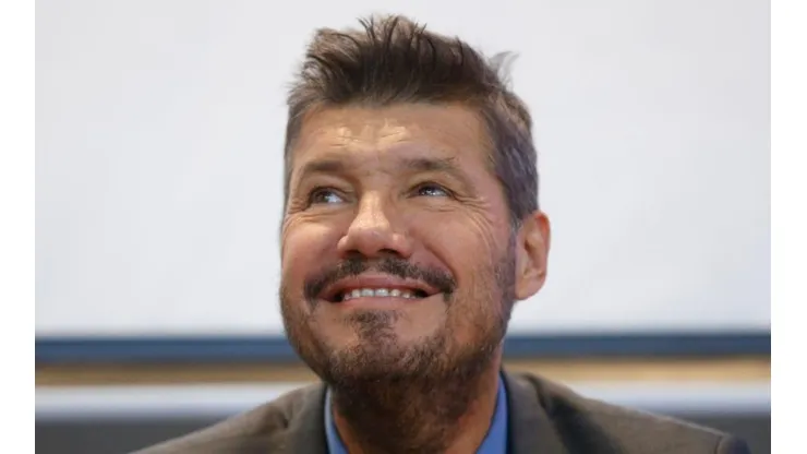 Marcelo Tinelli, un hincha más de Argentina.